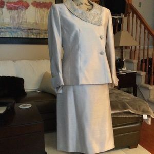 Pearl beige Dress suite by Nipon boutique